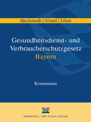 cover image of Gesundheitsdienst- und Verbraucherschutzgesetz Bayern